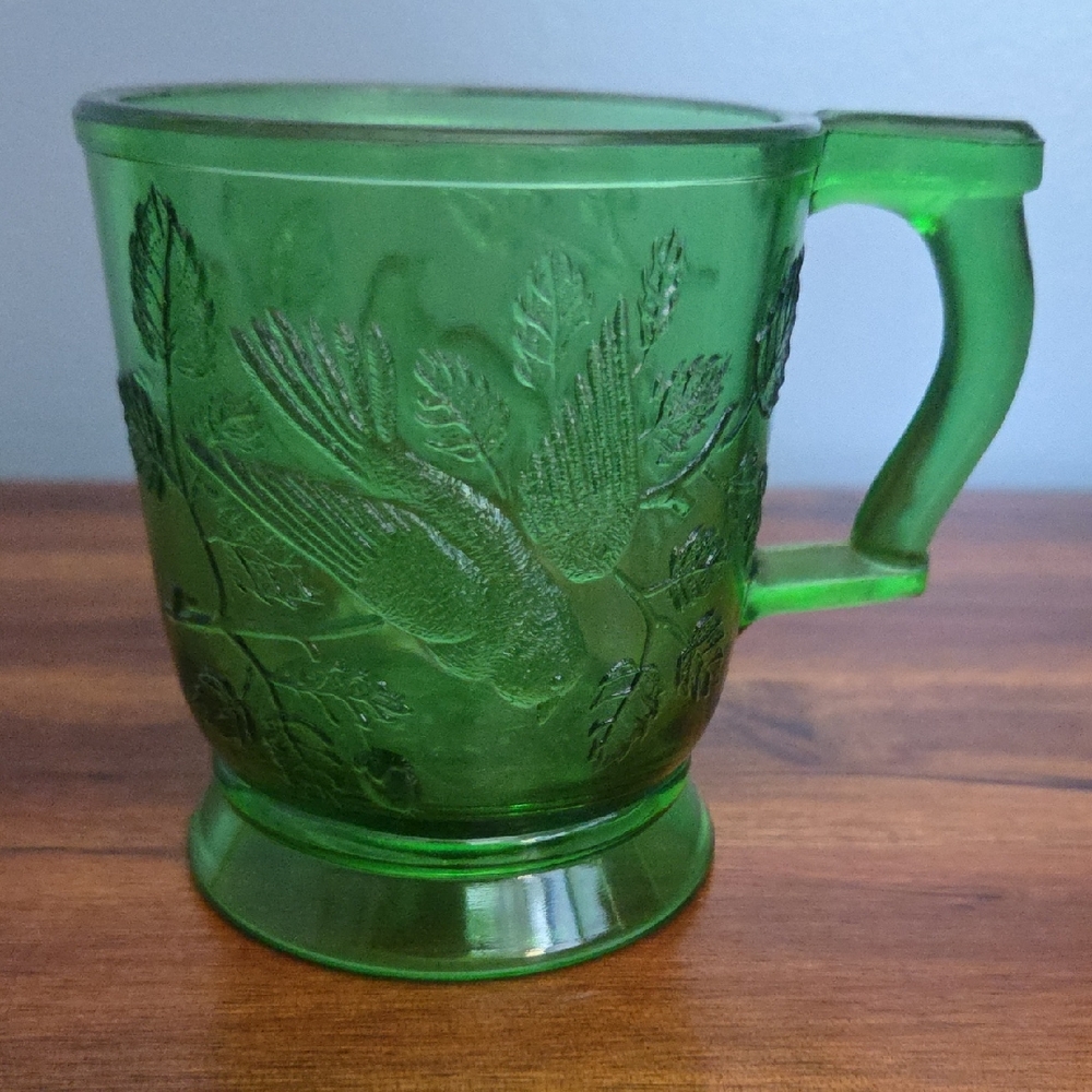 Vintage Mosser Co. Green Mug